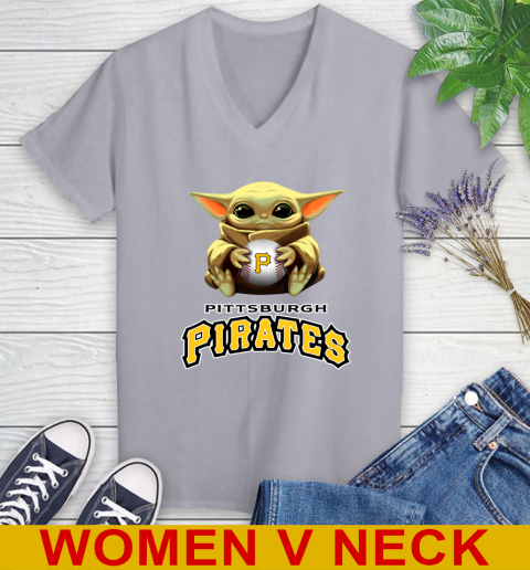 MLB Baseball Pittsburgh Pirates Star Wars Baby Yoda Shirt 81