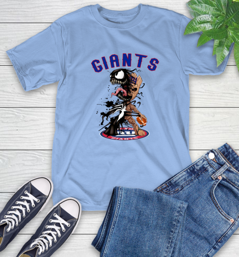 NFL New York Giants Football Venom Groot Guardians Of The Galaxy T-Shirt 11