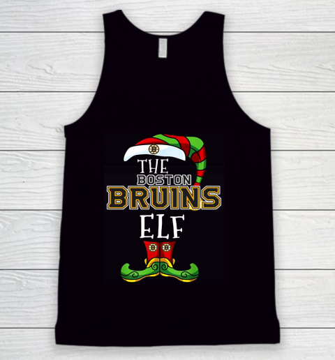 Boston Bruins Christmas ELF Funny NHL Tank Top