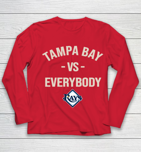 Tampa Bay Rays Vs Everybody Youth Long Sleeve 8