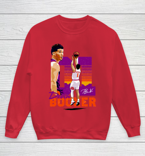 Devin Booker 01 Phoenix Suns Youth Sweatshirt 4