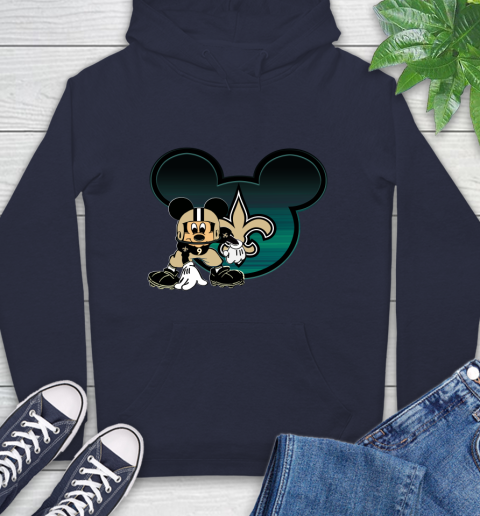 NFL New Orleans Saints Mickey Mouse Disney Football T Shirt Hoodie 4
