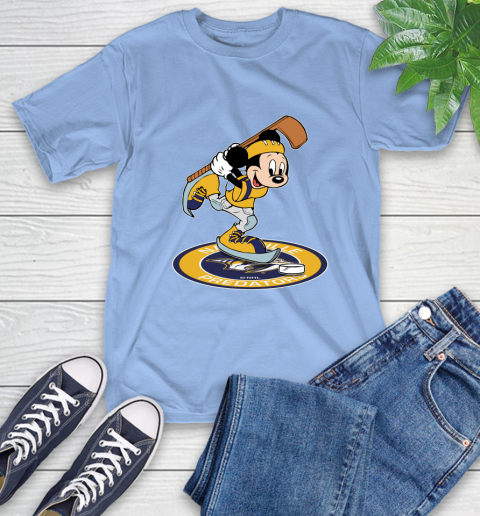 NHL Hockey Nashville Predators Cheerful Mickey Disney Shirt T-Shirt 12