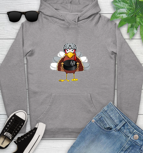 Los Angeles Kings Turkey Thanksgiving Day Youth Hoodie 6