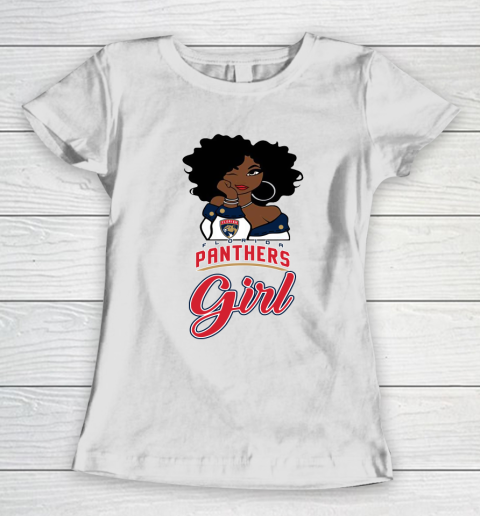 Florida Panthers Girl NHL Women's T-Shirt 3