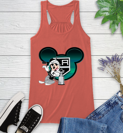 NHL Los Angeles Kings Stanley Cup Mickey Mouse Disney Hockey T Shirt Racerback Tank 4