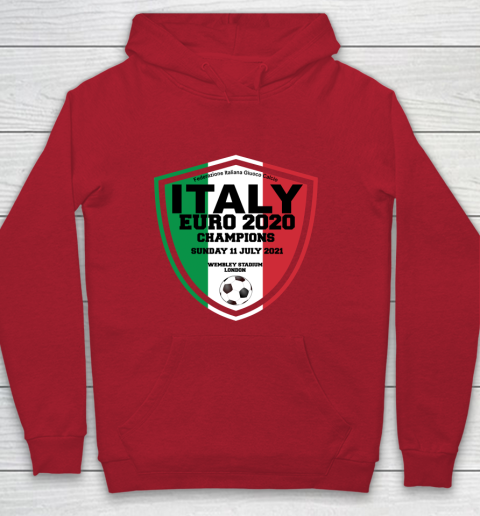 Italy Football Italian Football Forza Italia Champions Euro 2020 Youth Hoodie 7