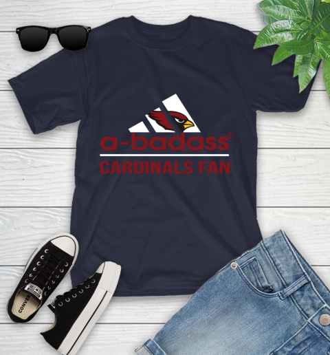 Arizona Cardinals NFL Football A Badass Adidas Adoring Fan Sports Youth T-Shirt 2