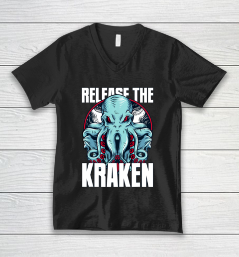 Release the Kraken V-Neck T-Shirt