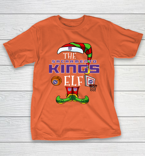 Sacramento Kings Christmas ELF Funny NBA T-Shirt 4