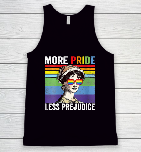 More Pride Less Prejudice Pride Month Funny Tank Top