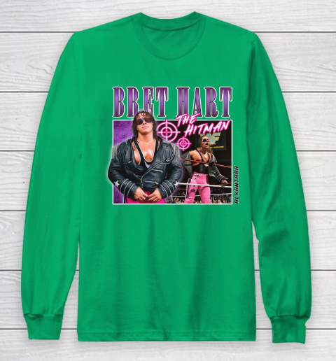 Bret Hart The Hitman Long Sleeve T-Shirt 4
