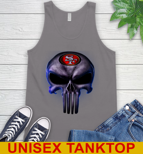 San Francisco 49ers NFL Football Punisher Skull Sports Tank Top 6