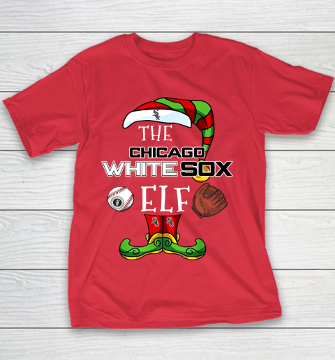 Chicago White Sox Christmas ELF Funny MLB Youth T-Shirt 7