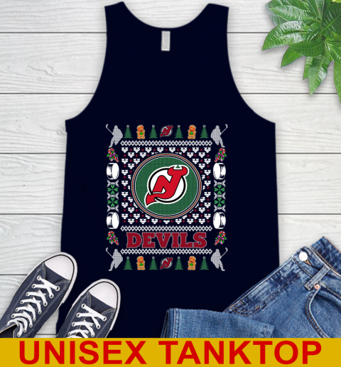 New Jersey Devils Merry Christmas NHL Hockey Loyal Fan Tank Top 2