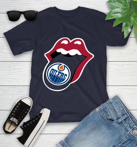 Edmonton Oilers NHL Hockey Lips I Root For My Team Adoring Fan 105