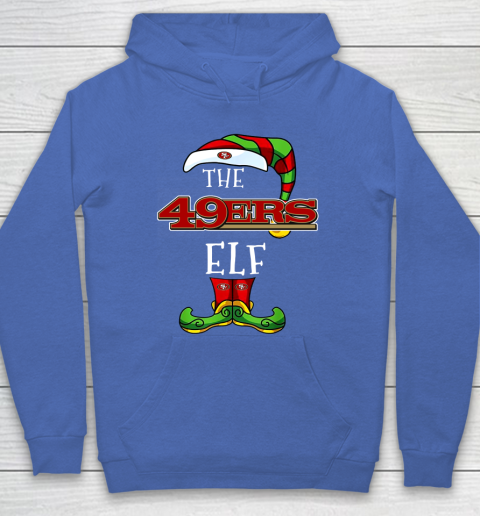 San Francisco 49ers Christmas ELF Funny NFL Hoodie 6