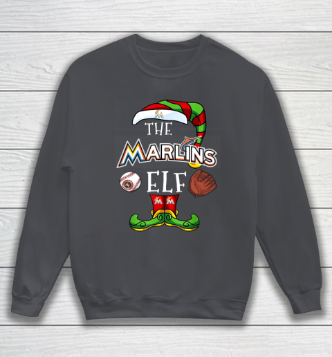 Miami Marlins Christmas ELF Funny MLB Sweatshirt 4