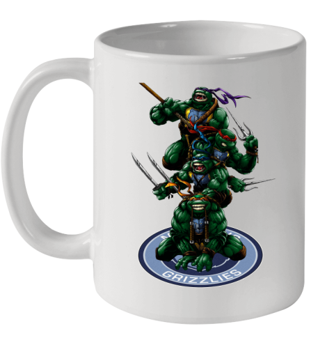 NBA Basketball Memphis Grizzlies Teenage Mutant Ninja Turtles Shirt Ceramic Mug 11oz