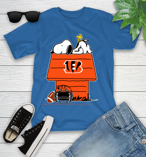 Cincinnati Bengals NFL Football Snoopy Woodstock The Peanuts Movie Youth T-Shirt 10 Cincinnati Bengals NFL Football Snoopy Woodstock The Peanuts Movie Youth T-Shirt - Image 10