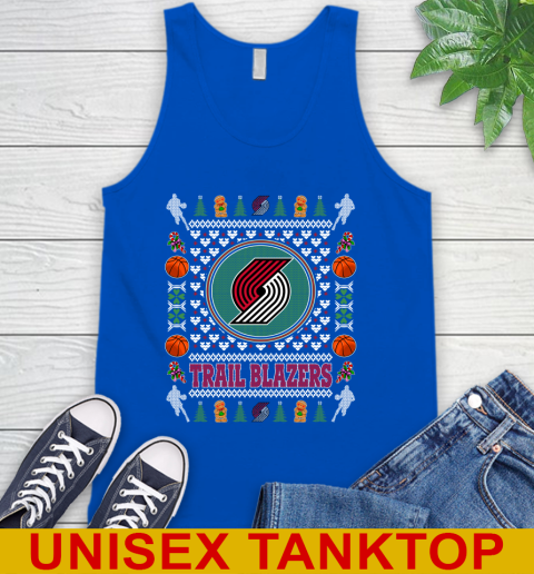 Portland Trail Blazers Merry Christmas NBA Basketball Loyal Fan Tank Top 4