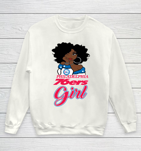Philadelphia 76ers Girl NBA Youth Sweatshirt 2