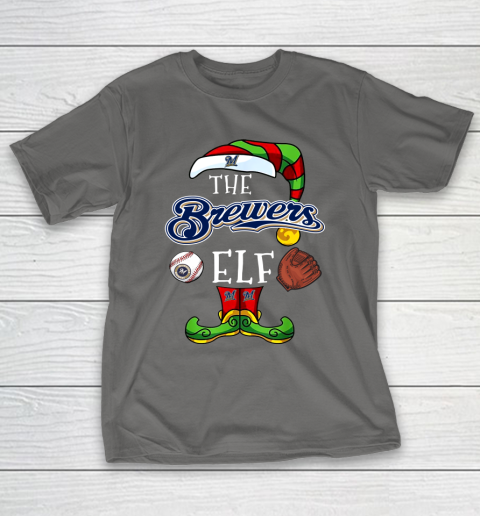 Milwaukee Brewers Christmas ELF Funny MLB T Shirt