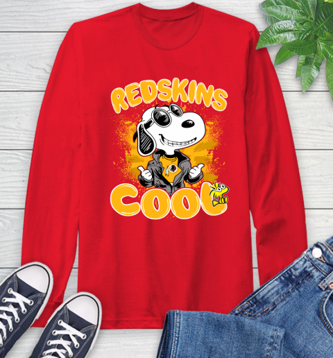 NFL Football Washington Redskins Cool Snoopy Shirt Long Sleeve T-Shirt 12