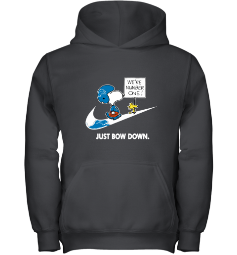 Detroit Lions Are Number One – Just Bow Down Snoopy Youth Hoodie