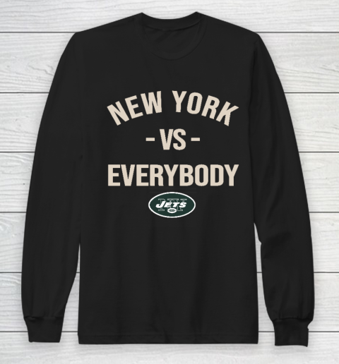 New York Jets Vs Everybody Long Sleeve T-Shirt