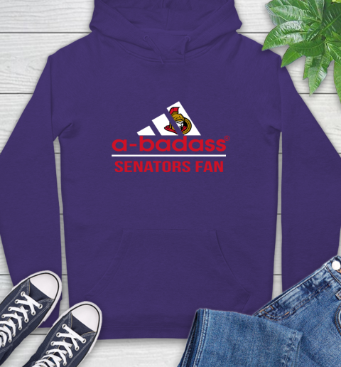 NHL A Badass Ottawa Senators Fan Adidas Hockey Sports Hoodie 6 NHL A Badass Ottawa Senators Fan Adidas Hockey Sports Hoodie - Image 6