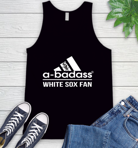 MLB A Badass Chicago White Sox Fan Adidas Baseball Sports Tank Top