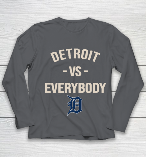 Detroit Tigers Vs Everybody Youth Long Sleeve 6