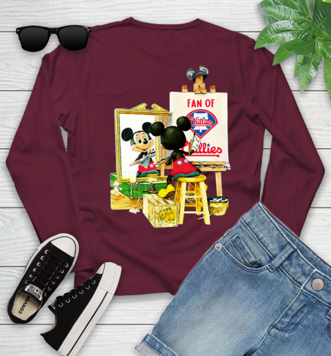 MLB Baseball Philadelphia Phillies Mickey Drawing Shirt 117