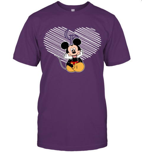 rmvk mlb colorado rockies the heart mickey mouse disney baseball jersey t shirt 60 front team purple