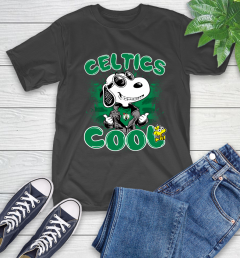 NBA Basketball Boston Celtics Cool Snoopy Shirt T-Shirt