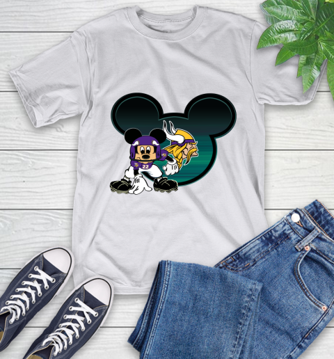 NFL Minnesota Vikings Mickey Mouse Disney Football T Shirt T-Shirt 12