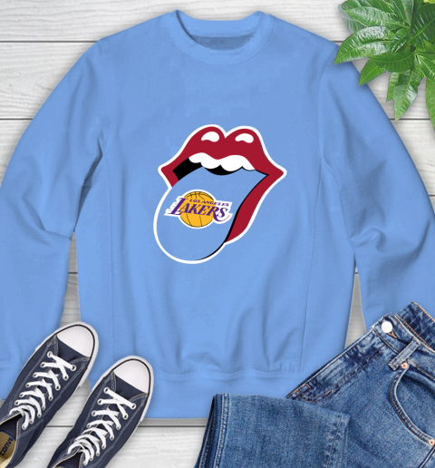 Los Angeles Lakers NBA Basketball Lips I Root For My Team Adoring Fan 35