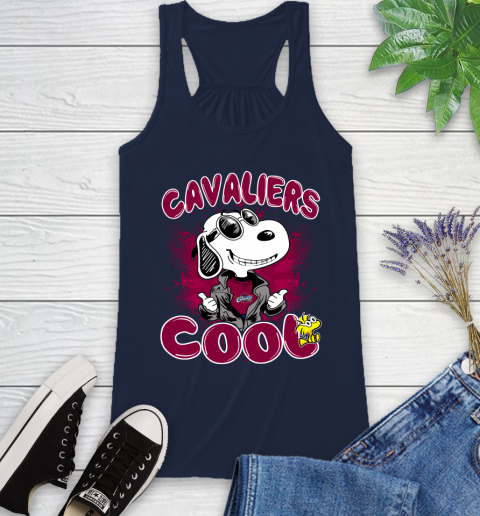 NBA Basketball Cleveland Cavaliers Cool Snoopy Shirt Racerback Tank 8