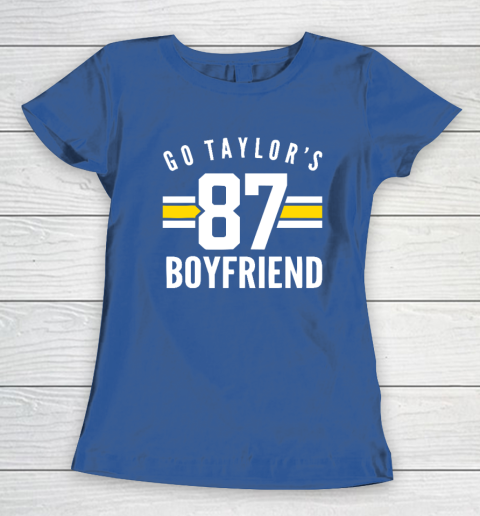 Go Taylors Boyfriend Football Funny Go Taylor's Women's T-Shirt 6