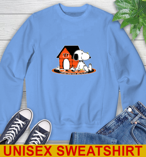 NFL Football Cincinnati Bengals Snoopy The Peanuts Movie Shirt Sweatshirt 11