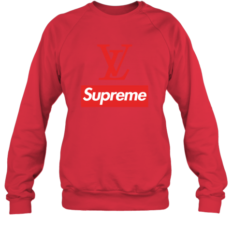 Sweatshirt Louis Vuitton x Supreme Red size M International in