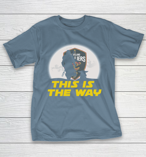 Cleveland Cavaliers NBA Basketball Star Wars Yoda And Mandalorian This Is The Way T-Shirt 6