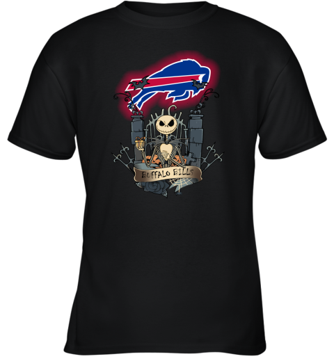 Buffalo Bills Jack Skellington This Is Halloween NFL Youth T-Shirt