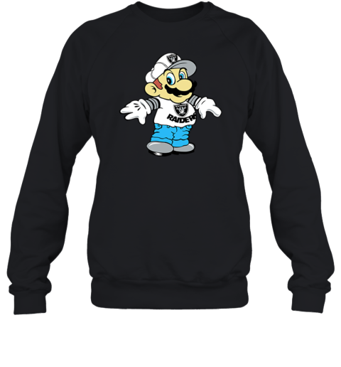 Mario Las Vegas Raiders Sweatshirt