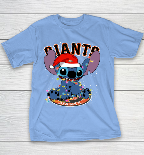 San Francisco Giants MLB noel stitch Baseball Christmas Youth T-Shirt 7