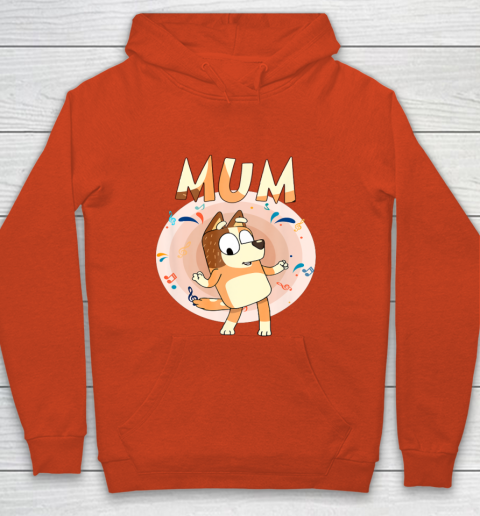 Bluey Dad Mom Funny Family Mother's Day Youth Hoodie 4