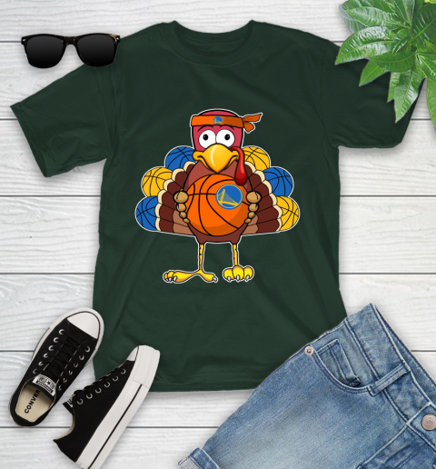 Golden State Warriors Turkey thanksgiving day Youth T-Shirt 5
