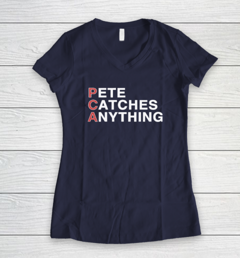 PCA Pete Catches Anything Pete Crow Armstrong Women's V-Neck T-Shirt 7