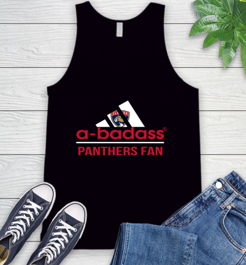 NHL A Badass Florida Panthers Fan Adidas Hockey Sports Tank Top